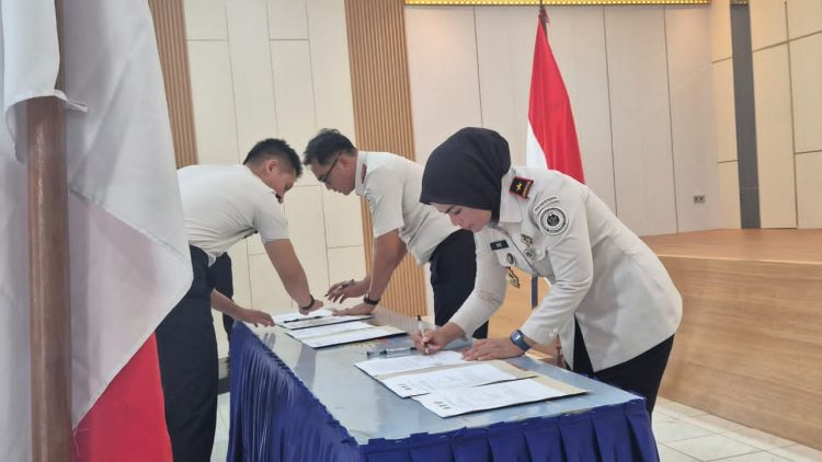 Wujud Reintegrasi Sosial, WBP Napiter Kalianda Ikrar Setia kepada NKRI