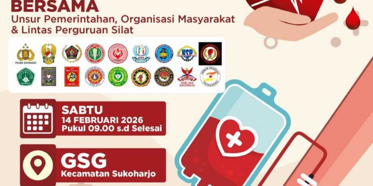 Peringati HPN 2026 dan HUT PWI ke-80, Donor Darah Jadi Wujud Kepedulian Sosial