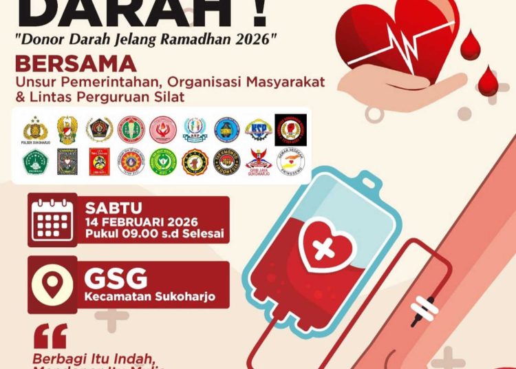 Peringati HPN 2026 dan HUT PWI ke-80, Donor Darah Jadi Wujud Kepedulian Sosial