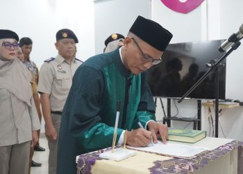 Kepala BPN Pringsewu Lantik Panitia Ajudikasi PTSL 2026