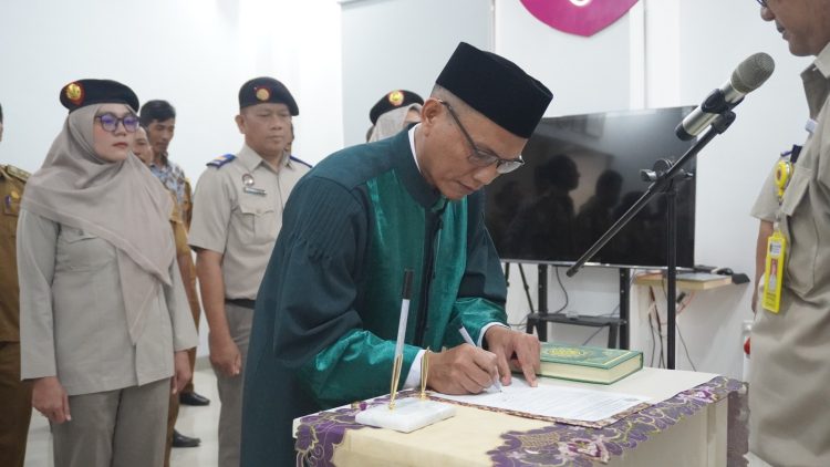 Kepala BPN Pringsewu Lantik Panitia Ajudikasi PTSL 2026