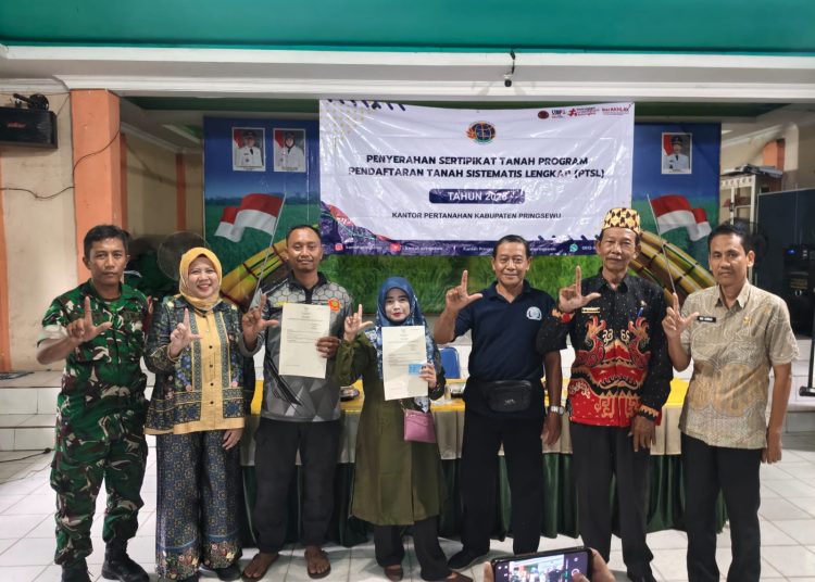 Kantor Pertanahan Pringsewu Percepat Pendaftaran Tanah Lewat PTSL