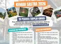 Kolaborasi dengan LPDP, Lomba Cipta Puisi dan Cerpen 2026 Resmi Dibuka