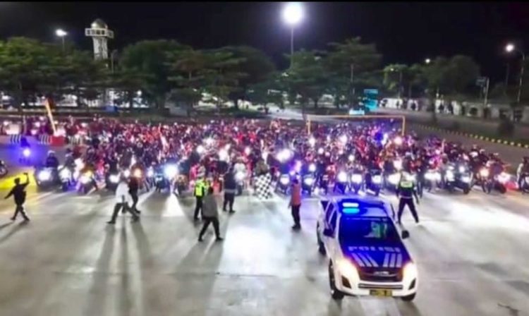 Arus Mudik dari Merak Ramai, Pengawalan Ketat Dilakukan di Lampung