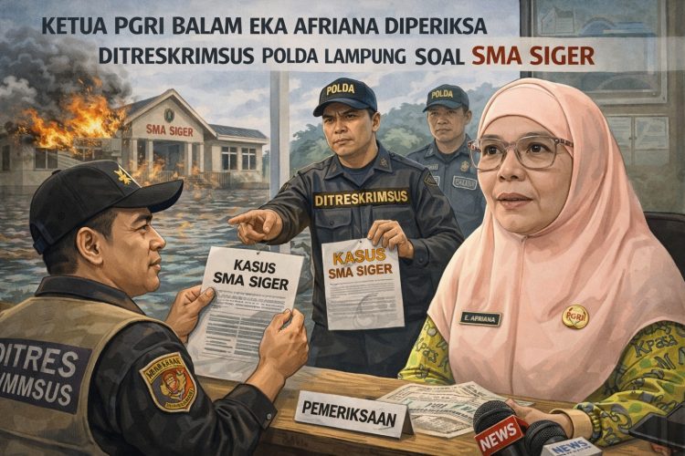 Kasus SMA Siger Bergulir, Ditreskrimsus Polda Lampung Periksa Eka Afriana