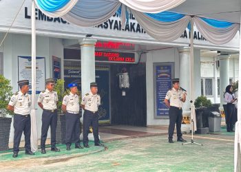 Gladi Bersih Kunjungan Lebaran, Lapas Kalianda Utamakan Keamanan dan Kenyamanan