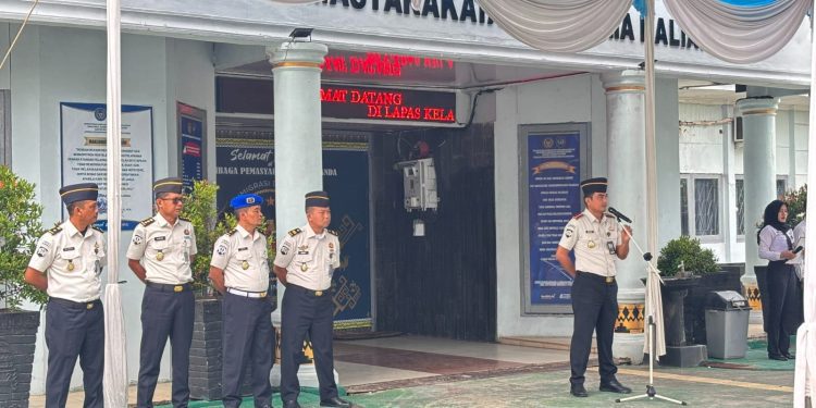 Gladi Bersih Kunjungan Lebaran, Lapas Kalianda Utamakan Keamanan dan Kenyamanan