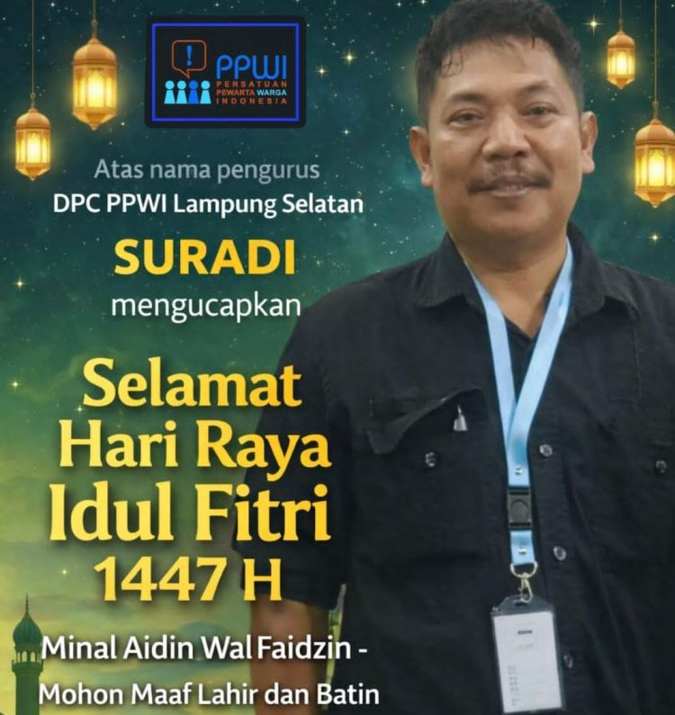 Idulfitri Jadi Refleksi, PPWI Lamsel Dorong Jurnalisme Berkualitas