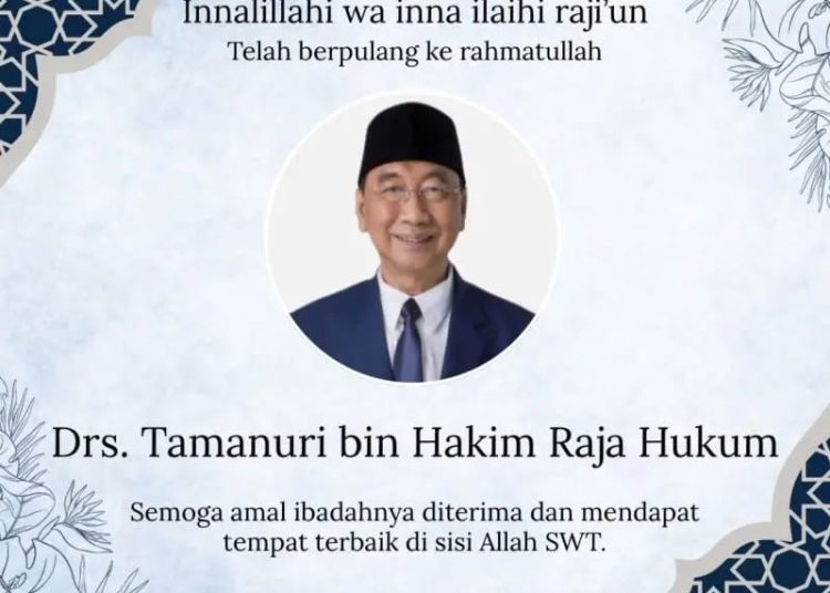 Tokoh Lampung Tamanuri Tutup Usia, Tinggalkan Jejak Panjang di Politik