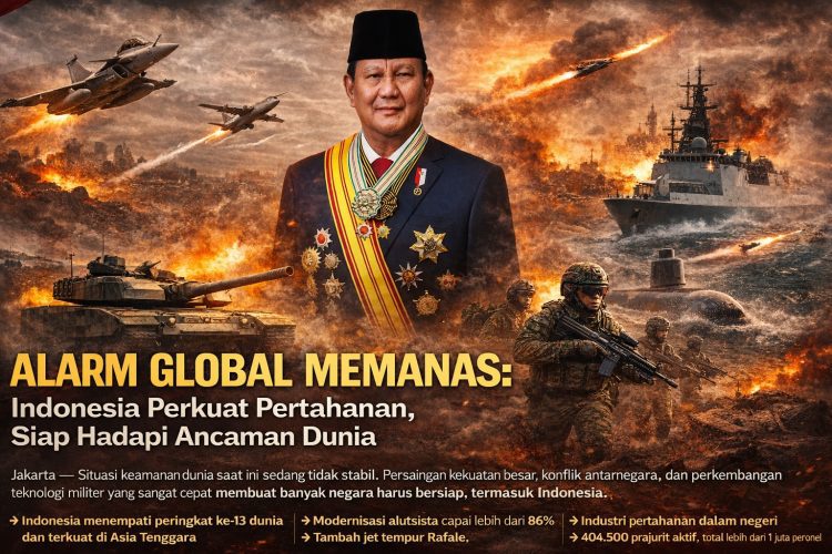 Alarm Global Memanas! Indonesia Perkuat Pertahanan, Siap Hadapi Ancaman Dunia