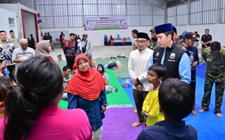 160 KK Terdampak Banjir di Margo Agung, Bupati Egi Pastikan Bantuan Segera Disalurkan