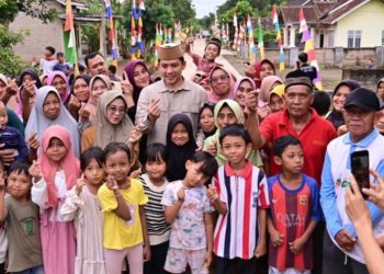 Bupati Lampung Selatan Dorong Pembangunan Jalan Berkelanjutan di Kecamatan Penengahan