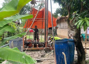 Progres Pembangunan Sumur Bor TMMD Perkuat Akses Air Bersih Warga di Sejumlah Desa