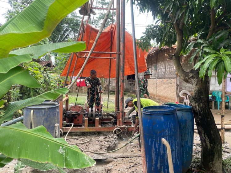 Progres Pembangunan Sumur Bor TMMD Perkuat Akses Air Bersih Warga di Sejumlah Desa