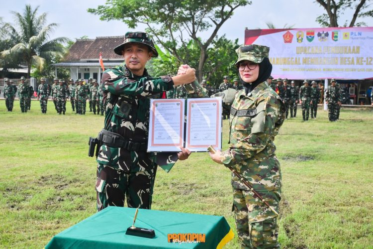 Upacara Pembukaan TMMD ke-127 Perkuat Sinergi TNI dan Pemerintah Daerah Bangun Desa