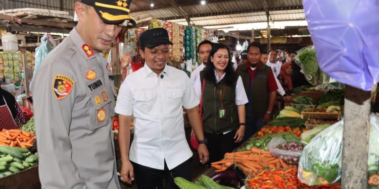 Kapolres Pringsewu Pastikan Stok Aman, Harga Sembako Relatif Stabil