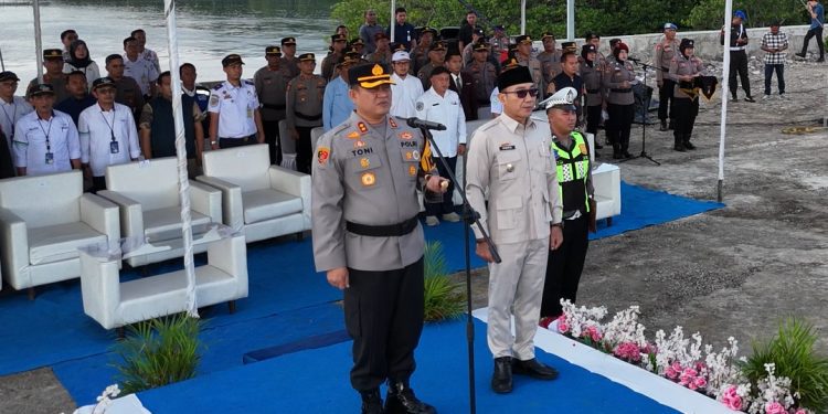 Polres Lampung Selatan Kerahkan Personel Gabungan Amankan Mudik Lebaran