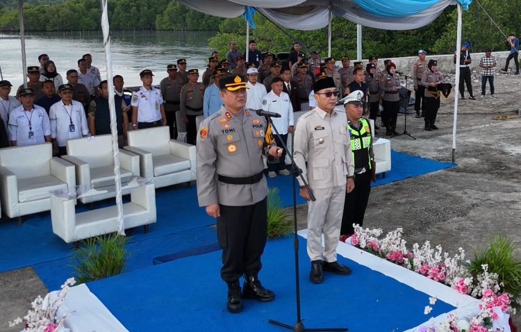 Polres Lampung Selatan Kerahkan Personel Gabungan Amankan Mudik Lebaran