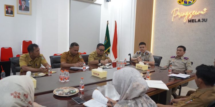 Kepala Pertanahan Pringsewu Pimpin Sinkronisasi Data Tanah Jalan