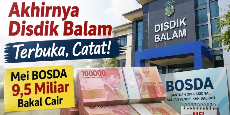 Sekolah Menanti, Disdik Pastikan BOSDA Segera Direalisasikan