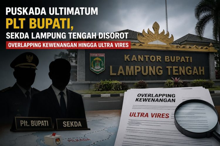 PUSKADA Ungkap Dugaan Ultra Vires, Sekda Lampung Tengah Disorot Soal Penunjukan Plh