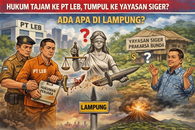 Ketimpangan Penegakan Hukum di Lampung, PT LEB vs Yayasan Siger