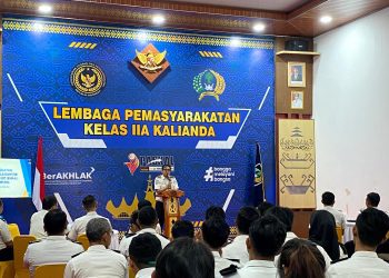 Tingkatkan Profesionalisme, Lapas Kalianda Terima Arahan PLH Kakanwil