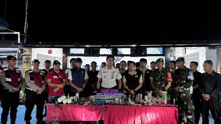 Komitmen Bersih Narkoba, Lapas Kalianda Gelar Razia Gabungan Halinar