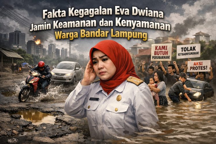 Drainase Jadi Sorotan, Banjir Meluas hingga Dataran Tinggi Bandar Lampung