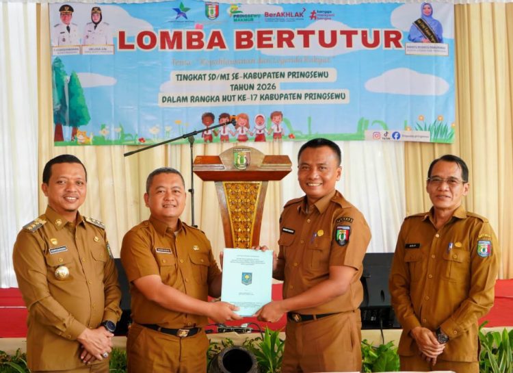 Lomba Bertutur Jadi Ajang Gali Kreativitas Siswa SD dan MI Pringsewu