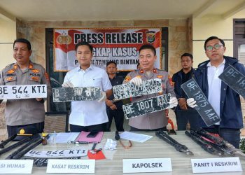 Aksi Pencurian Kabel Terbongkar, 5 Pelaku Ditangkap di Tanjung Bintang