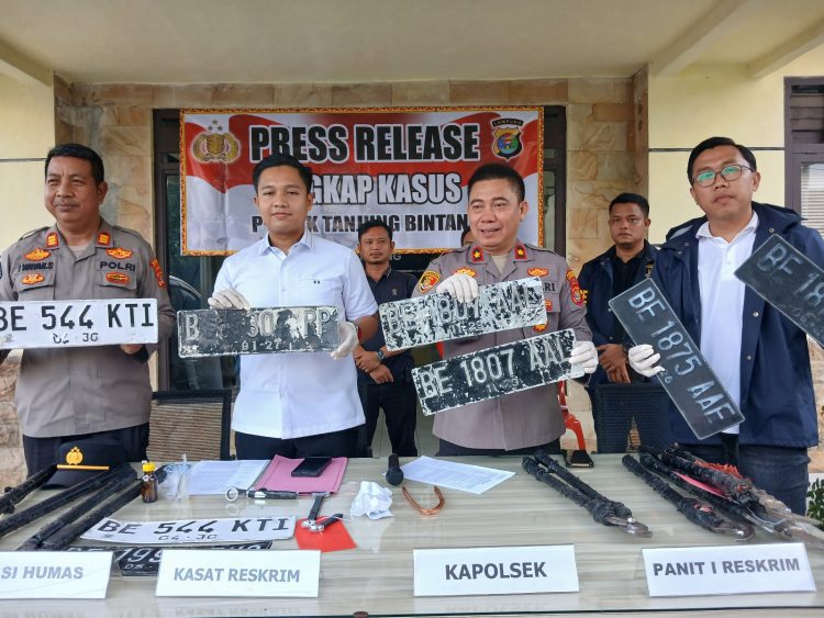 Aksi Pencurian Kabel Terbongkar, 5 Pelaku Ditangkap di Tanjung Bintang