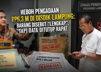 Barang Diakui Lengkap, Transparansi Pengadaan Disdik Lampung Dipertanyakan