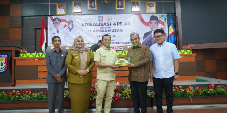 Di Pringsewu, Ahmad Muzani Tekankan Gotong Royong dan Kebhinekaan