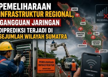 Pemeliharaan Kelistrikan dan Jaringan Diprediksi Ganggu Layanan Digital di Sumatra