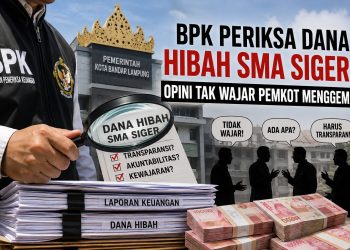 Dugaan Pelanggaran Hibah SMA Siger, BPK Lakukan Pemeriksaan di Bandar Lampung