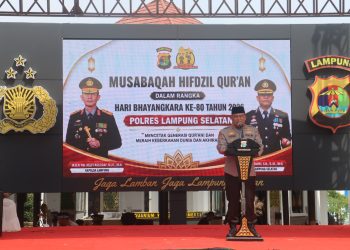Hari Bhayangkara ke-80, Polres Lamsel Gelar Musabaqah Hifdzil Qur’an