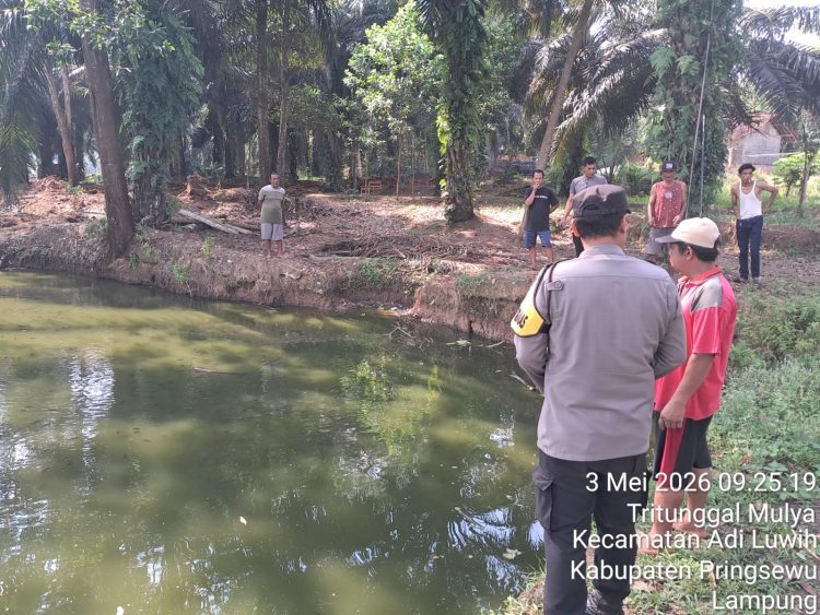 Polisi Selidiki Kasus Bocah Tenggelam di Kolam Ikan Adiluwih Pringsewu
