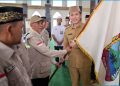 286 Jemaah Haji Lampung Selatan Siap Menuju Mekkah, Dilepas di Masjid Agung Kalianda