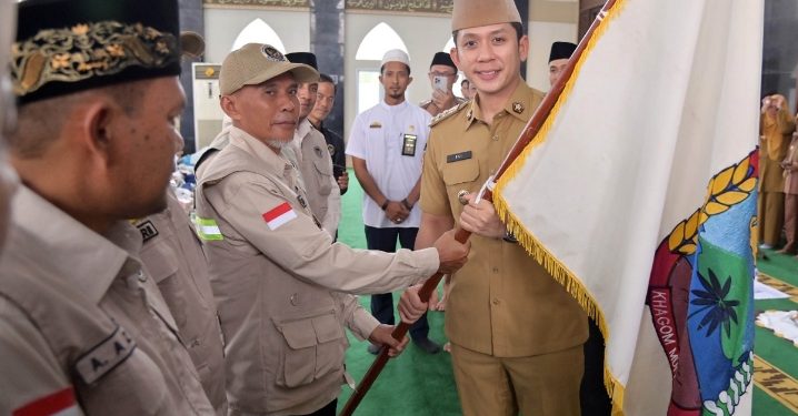 286 Jemaah Haji Lampung Selatan Siap Menuju Mekkah, Dilepas di Masjid Agung Kalianda