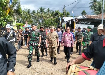 TMMD ke-128 Bangun Jalan Hingga Sumur Bor di Tanggamus, Warga Diminta Rawat Hasilnya