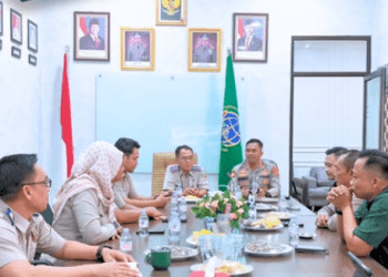Perkuat Sinergi Antarinstansi, Kapolres Tanggamus Sambangi Kantor Pertanahan
