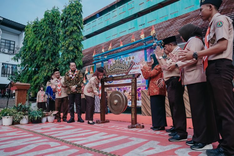 Pemprov Lampung Dorong Penguatan Karakter Siswa Lewat Kegiatan Pramuka di Sekolah