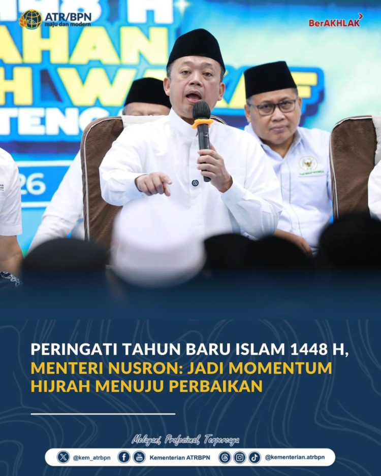 Menteri Nusron dan Ahmad Luthfi Kompak Ajak Masyarakat Perkuat Semangat Hijrah