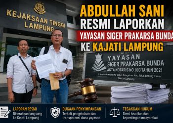 Abdullah Sani Bawa Dugaan Penyalahgunaan Aset Negara ke Ranah Hukum