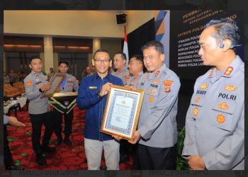 Pengelolaan Anggaran Transparan dan Akuntabel, Polres Lampung Selatan Raih Penghargaan Tertinggi
