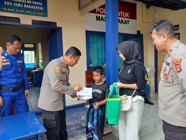 Sambut Hari Bhayangkara ke-80, Sat Polair Lampung Selatan Dekatkan Pelayanan ke Masyarakat Pesisir