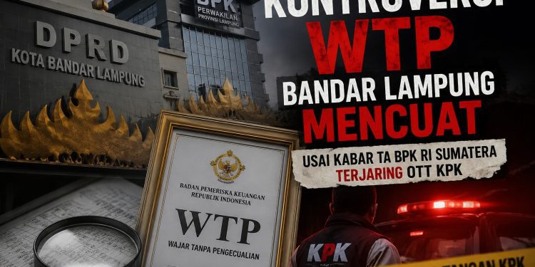 Di Balik Predikat WTP, Muncul Gelombang Kritik Tata Kelola Anggaran Bandar Lampung