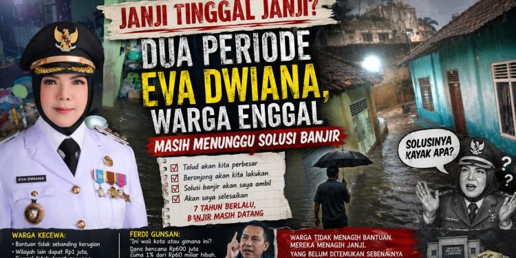 Enggal Terendam, Publik Pertanyakan Keseriusan Pemkot Tangani Banjir