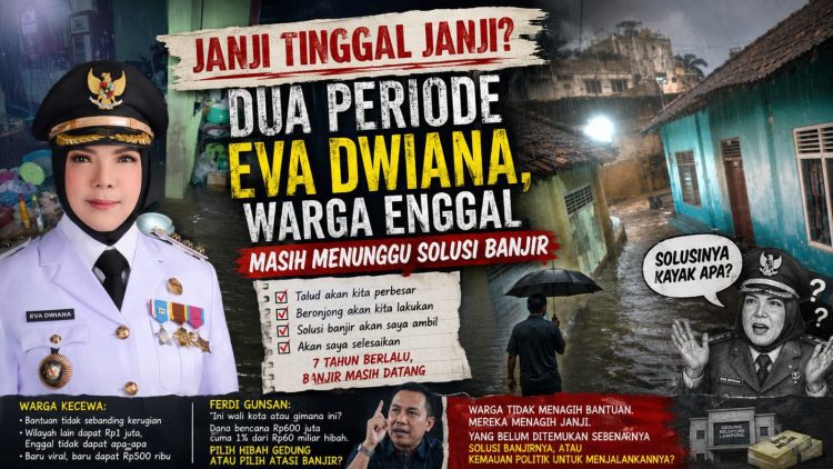Enggal Terendam, Publik Pertanyakan Keseriusan Pemkot Tangani Banjir